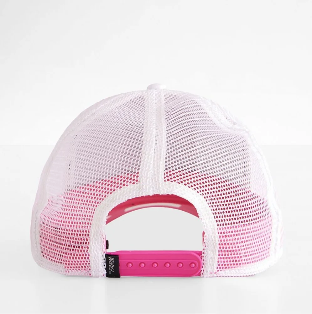 SOLD Goorin Bros Cool Kitty Pink Trucker Snapback Hat NWT - Picture 2 of 3